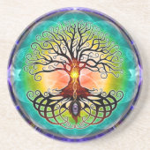 Baum des Lebens Getränkeuntersetzer (Vorne)