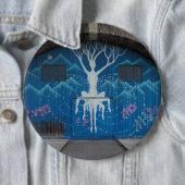 Baum des Lebens Graffiti Button (Beispiel)