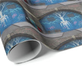 Baum des Lebens Graffiti Geschenkpapier (Rolleneckpunkt)