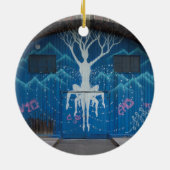 Baum des Lebens Graffiti Keramikornament (Hinten)