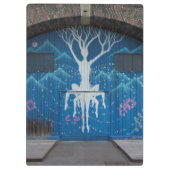 Baum des Lebens Graffiti Klemmbrett (Rückseite)