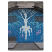 Baum des Lebens Graffiti Klemmbrett (Vorderseite)