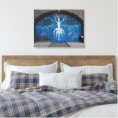Baum des Lebens Graffiti Leinwanddruck (Insitu (Schlafzimmer))