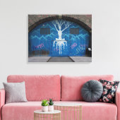 Baum des Lebens Graffiti Leinwanddruck (Insitu (Wohnzimmer))
