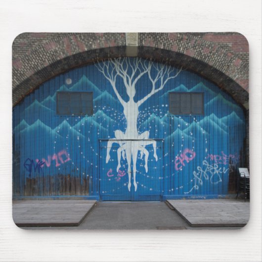 Baum des Lebens Graffiti Mousepad (Vorne)