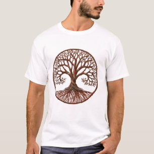 Baum-des-Lebens-Grafik-T-Shirt - Künstlerisches ke T-Shirt