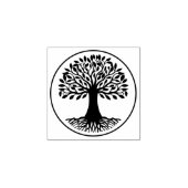 Baum des Lebens Gummistempel (Prägung)