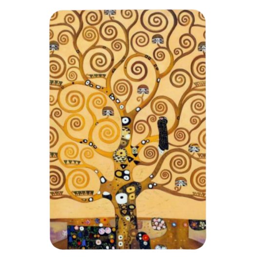 Baum des Lebens Gustav Klimt Magnet (Vertikal)