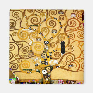 Baum des Lebens Gustav Klimt Nouveau Magnet