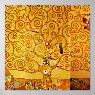 Baum des Lebens Gustav Klimt Nouveau Poster