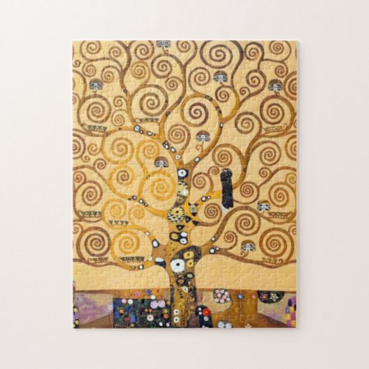 Baum des Lebens Gustav Klimt Puzzle (Vertikal)