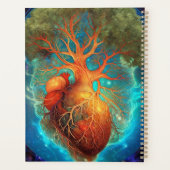 Baum des Lebens Herz-Surreale Natur Kunst Planer (Rückseite)