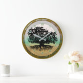 BAUM DES LEBENS Himmel und Erde Große Wanduhr (Zuhause)