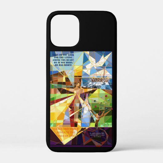 Baum des Lebens Jesus Elektronik-Tasche Case-Mate iPhone Hülle (Rückseite)