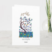 Baum des Lebens - Jugendstil Karte (Rückseite)