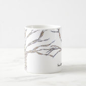 Baum des Lebens Kaffeetasse (Mittel)