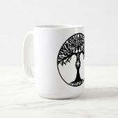 Baum des Lebens Kaffeetasse (Vorderseite Links)