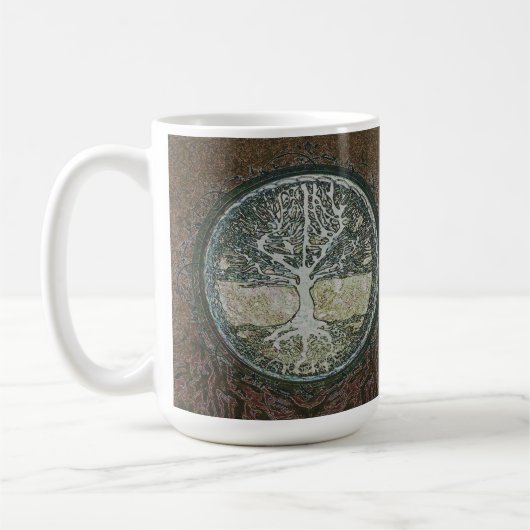 Baum des Lebens Kaffeetasse (Links)
