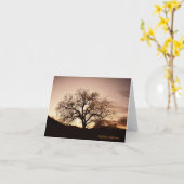 Baum des Lebens... Karte (Gelbe Blume)