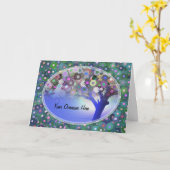 Baum des Lebens Karte (Gelbe Blume)