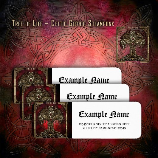 Baum des Lebens – keltischer gotischer Steampunk