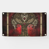 Baum des Lebens – keltischer gotischer Steampunk Banner (Horizontal)