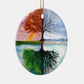 Baum des Lebens Keramik Ornament (Rechts)