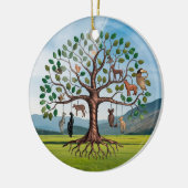 Baum des Lebens Kunst, Baum des Lebens Keramik Ornament (Links)