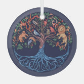 Baum des Lebens Kunst, Baum des Lebens Ornament Aus Glas (Vorderseite)