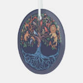 Baum des Lebens Kunst, Baum des Lebens Ornament Aus Glas (Vorderseite links)