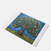 Baum des Lebens Kunstwerk, keltisch Fußmatte (Schrägansicht)