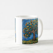 Baum des Lebens Kunstwerk, keltisch Kaffeetasse (VorderseiteRechts)