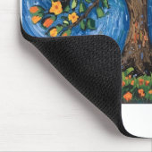 Baum des Lebens Kunstwerk, keltisch Mousepad (Ecke)