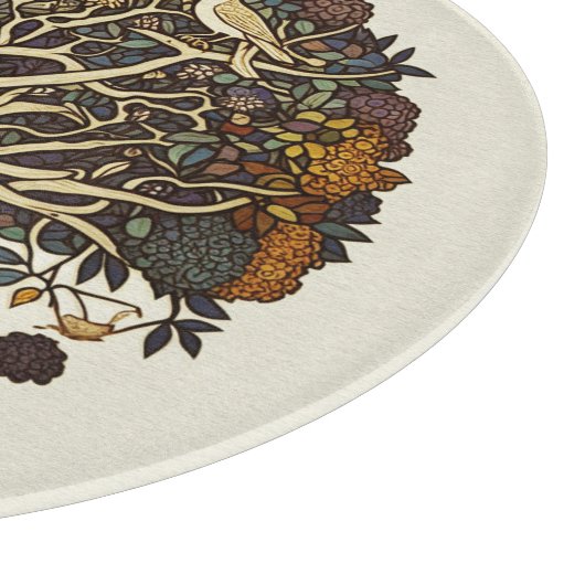 Baum des Lebens, Langvögel Schneidebrett (Ecke)