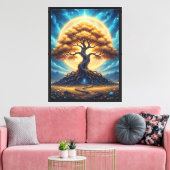 Baum des Lebens Leinwanddruck (Insitu (Wohnzimmer))