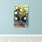 Baum des Lebens Leinwanddruck (Insitu (Holzboden))