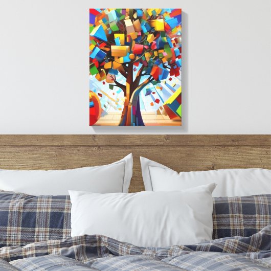 Baum des Lebens. Leinwanddruck (Insitu (Schlafzimmer))