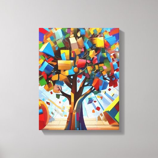 Baum des Lebens. Leinwanddruck (Vorderseite)