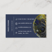 Baum des Lebens Luna Visitenkarte (Rückseite)