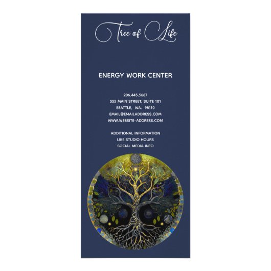 Baum des Lebens Luna Werbekarte (Hinten)