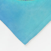 Baum des Lebens - Mandala Nahtloses Muster 3 Fleecedecke (Ecke)
