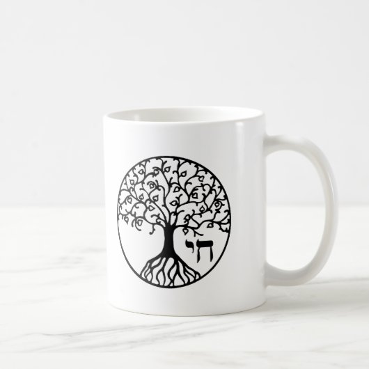 Baum des Lebens mit CHAI Kaffeetasse (Rechts)
