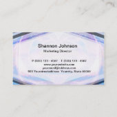 Baum des Lebens mit Herzen Visitenkarte (Rückseite)