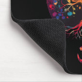 Baum des Lebens mit Om-Symbol Yoga  Mousepad (Ecke)