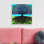 Baum des Lebens Moderne Kunst Leinwanddruck (Insitu (Wohnzimmer))