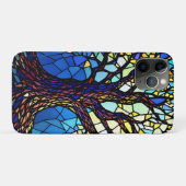 Baum des Lebens Mosaik aus zersplittertem Glas Case-Mate iPhone Hülle (Rückseite (Horizontal))