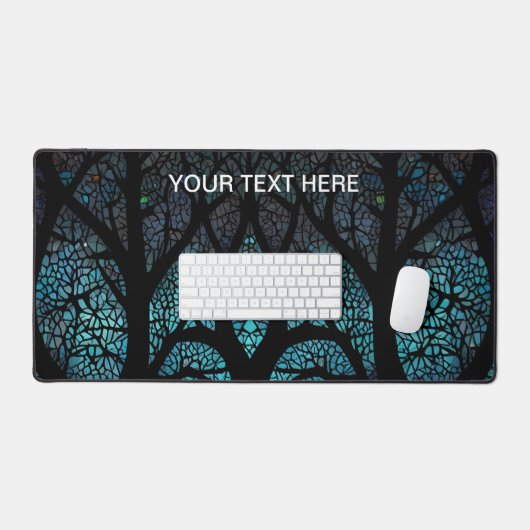 Baum des Lebens - Mosaik des Mystischen Waldes Schreibtischunterlage (Tastatur & Maus)