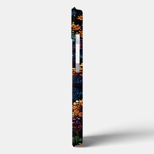 Baum des Lebens Mosaikglas Case-Mate iPhone Hülle (Rückseite / Links)