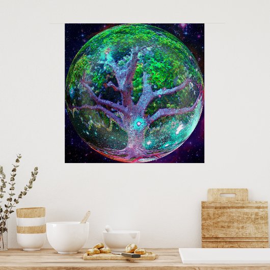 Baum des Lebens Poster (Küche)