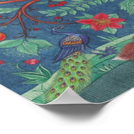 Baum des Lebens Poster ~ Der Löwe und das Lamm (Ecke)